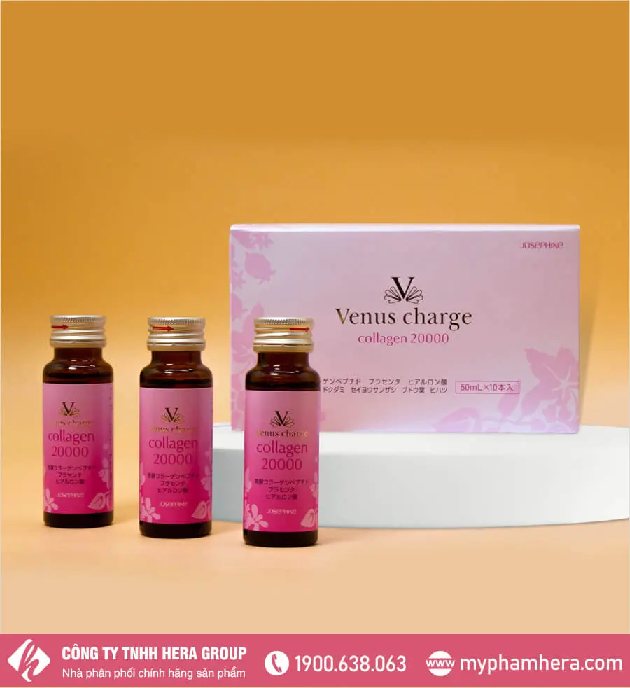 nước uống collagen venus charge 20.000mg chính hãng myphamhera.com