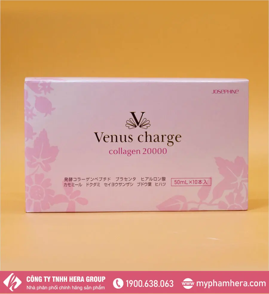 nước uống collagen venus charge 20.000mg chính hãng myphamhera.com