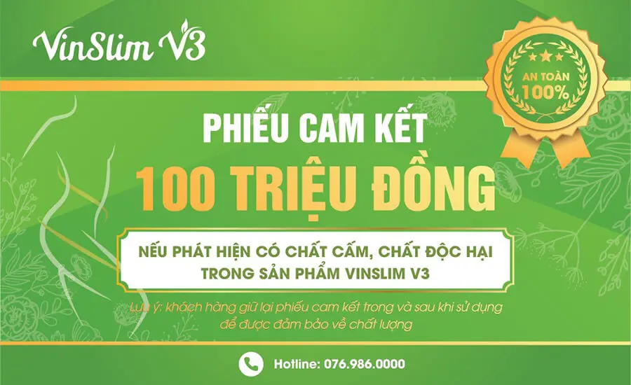 phiếu cam kết viên sủi giảm cân vinslim v3 myphamhera.com