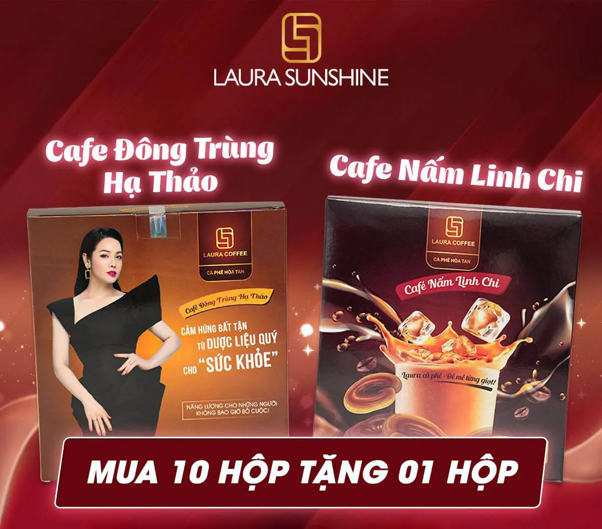 Cà phê Laura Sunshine mua 10 tặng 1