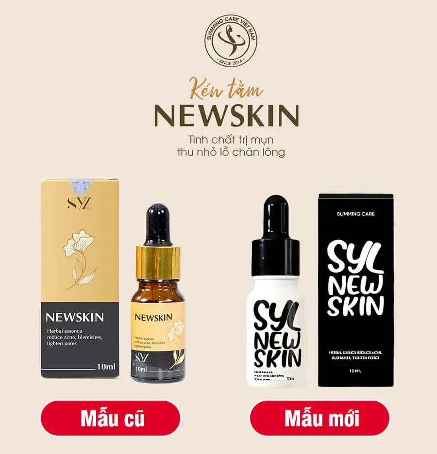 công dụng serum trị mụn kén tằm newskin mới myphamhera.com