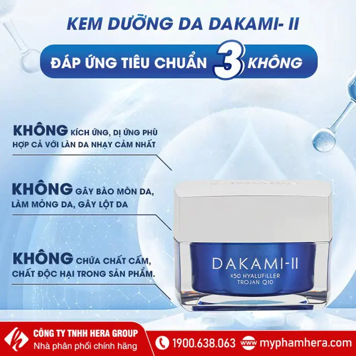 Kem dưỡng da Dakami II 30g