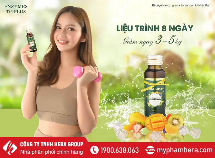 nước uống enzymes 375 plus chính hãng myphamhera.com