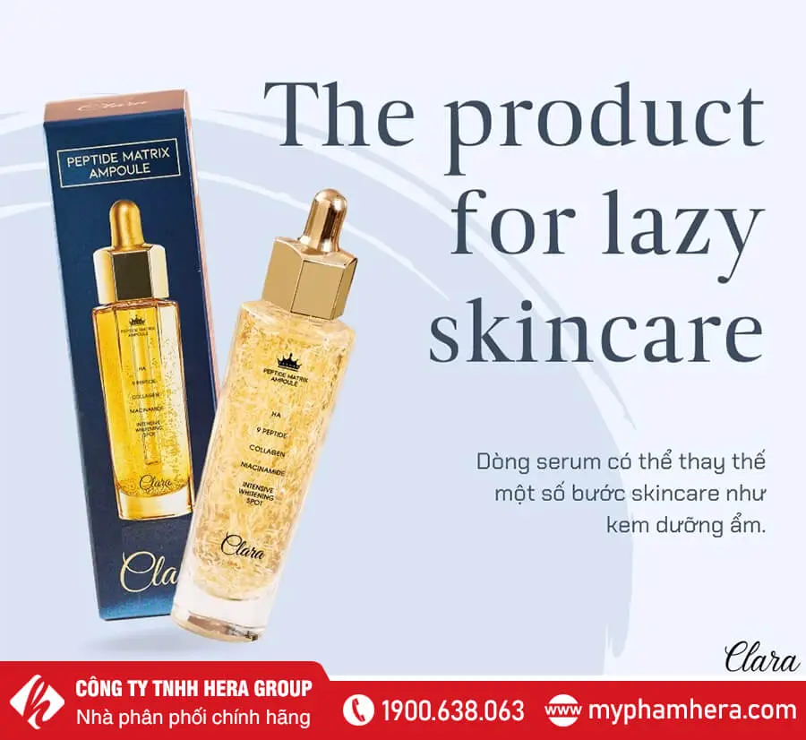 thành phần Serum Clara Peptide chính hãng myphamhera.com