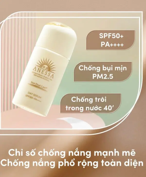 serum chống nắng dưỡng da nâng tông anessa day 30ml myphamhera.com