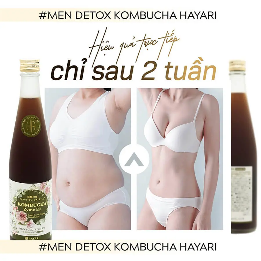 men ­Detox Kombucha Zyme EX mẫu mới có tốt không