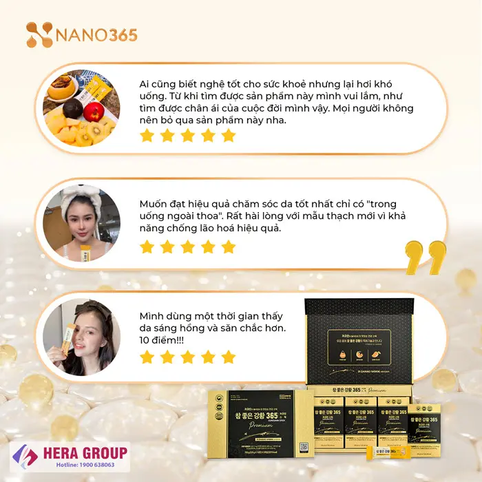 Thạch nghệ Nano 365 Collagen Premium có tốt không?