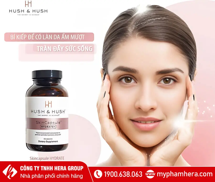 viên uống cấp nước Hush & Hush SkinCapsule Hydrate myphamhera.com