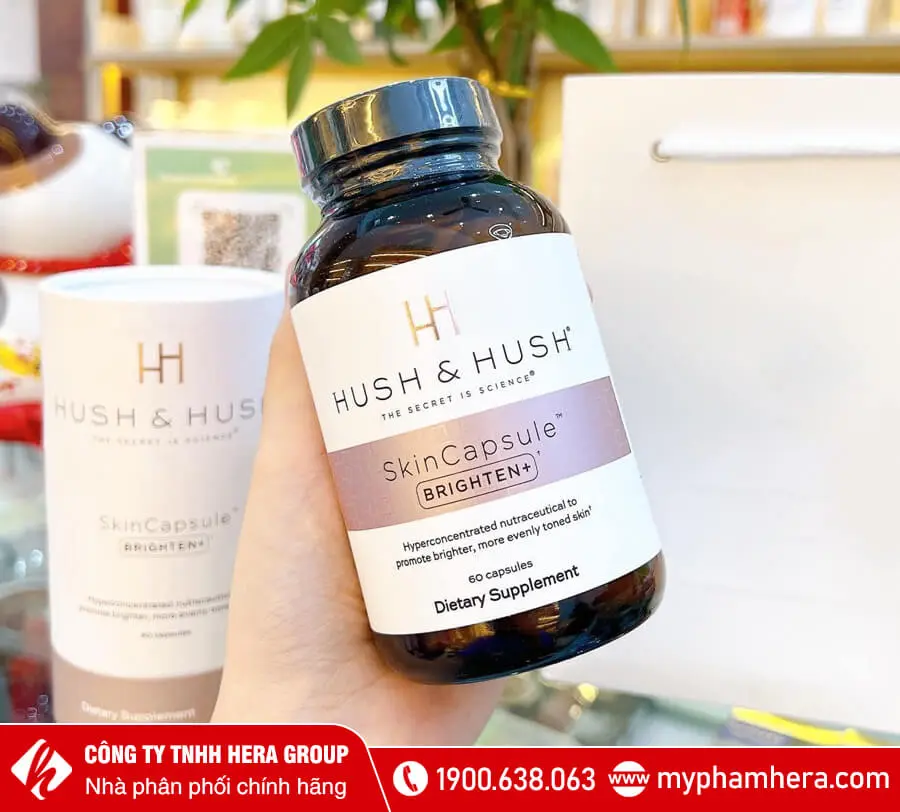 viên uống trắng da Hush & Hush Skincapsule Brighten+ myphamhera.com