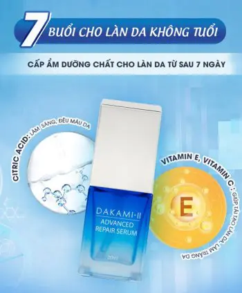 serum dưỡng dakami ii hỗ trợ mờ thâm giảm nám phục hồi da công nghệ myphamhera.com