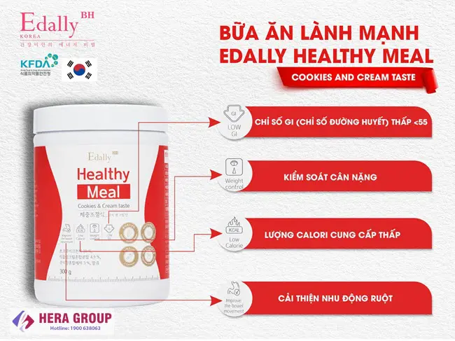 Công dụng Thực phẩm bổ sung Edally Healthy Meal