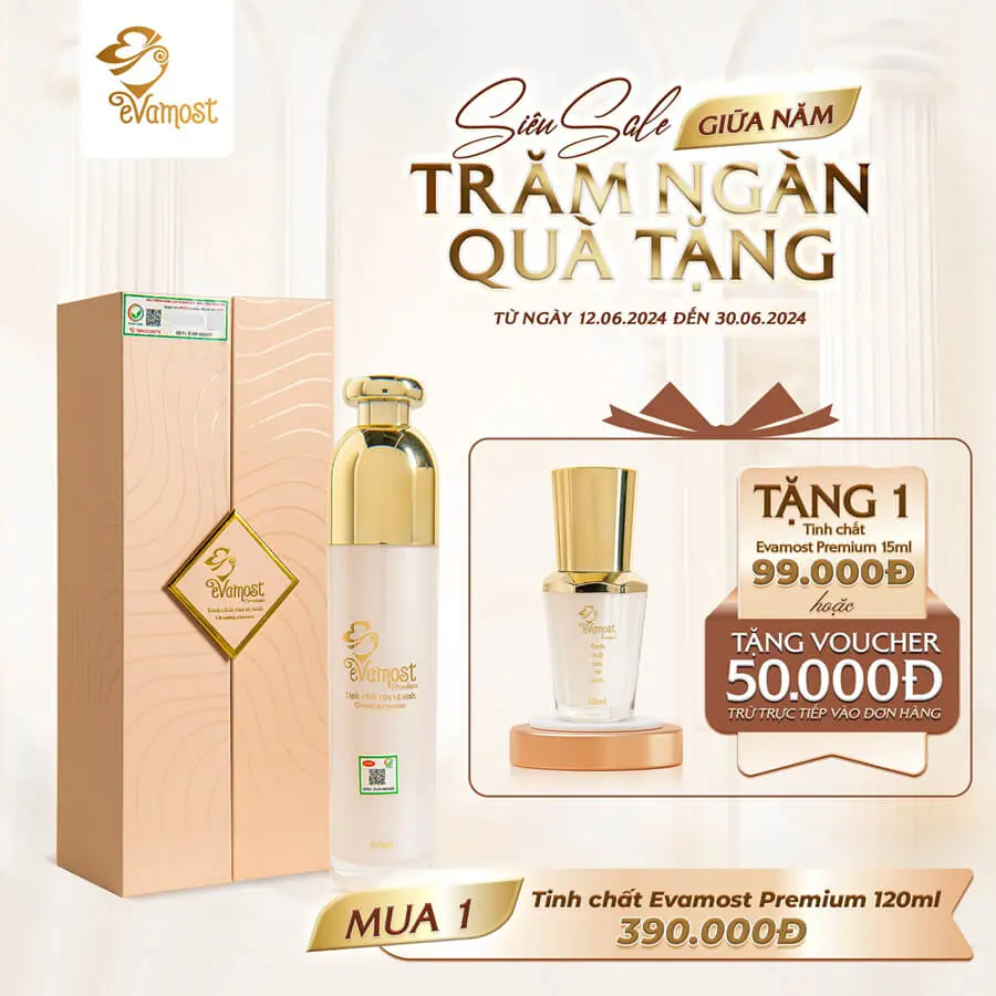 Quà tặng Tinh chất vệ sinh Evamost Premium