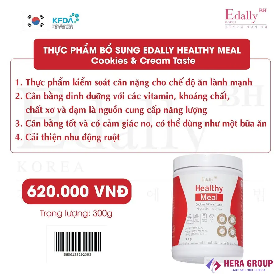 Thực phẩm bổ sung Edally Healthy Meal