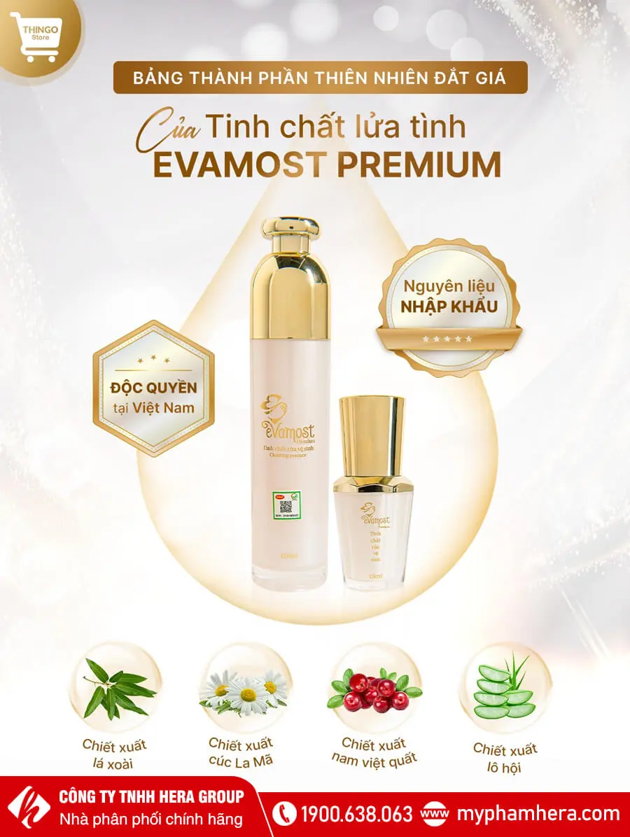 Tinh chất vệ sinh Evamost Premium