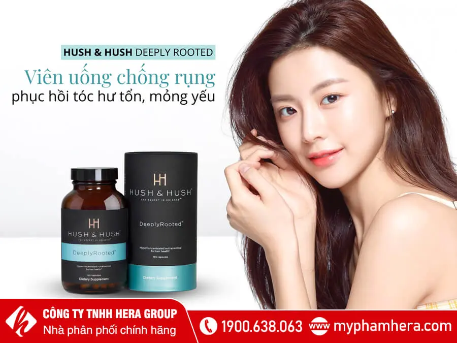 Viên uống dưỡng tóc Hush & Hush – Deeply Rooted myphamhera.com