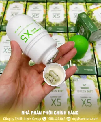 Viên giảm cân Green Diet Slimming Care X5