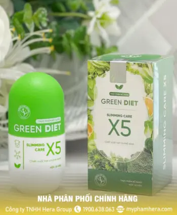 Viên giảm cân Green Diet Slimming Care X5