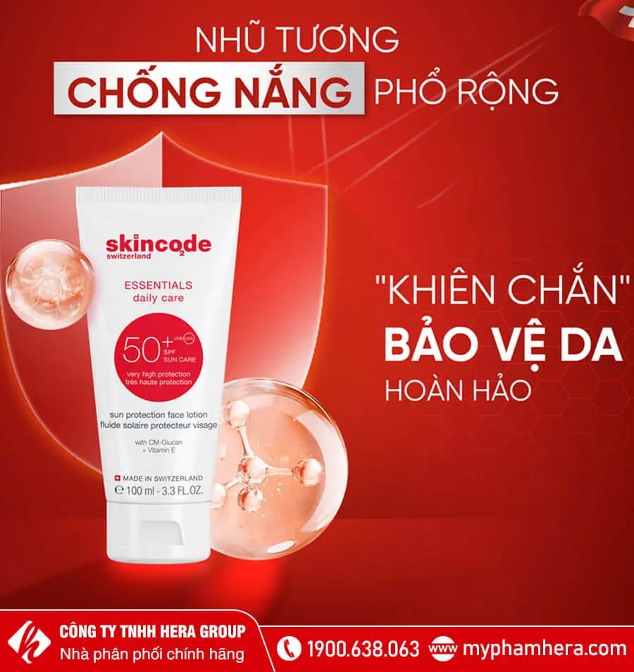 nhũ tương chống nắng nuôi dưỡng và bảo vệ da spf50 myphamhera.com