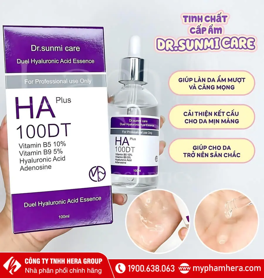 công dụng Serum HA Plus 100DT Dr. Sunmi Care Hàn Quốc myphamhera.com