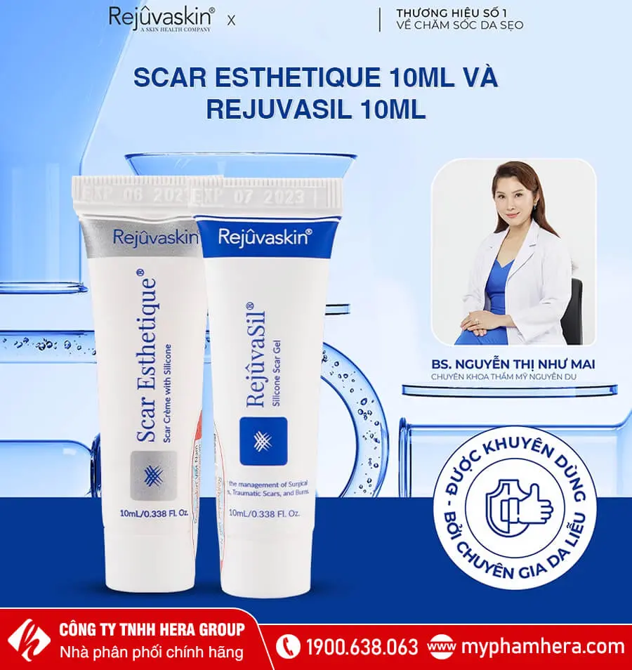 gel xóa mờ sẹo lồi sẹo phì đại scar rejuvasil myphamhera.com