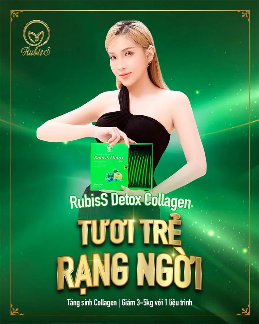 Nước uống giảm cân Rubiss Detox Plus Collagen myphamhera.com