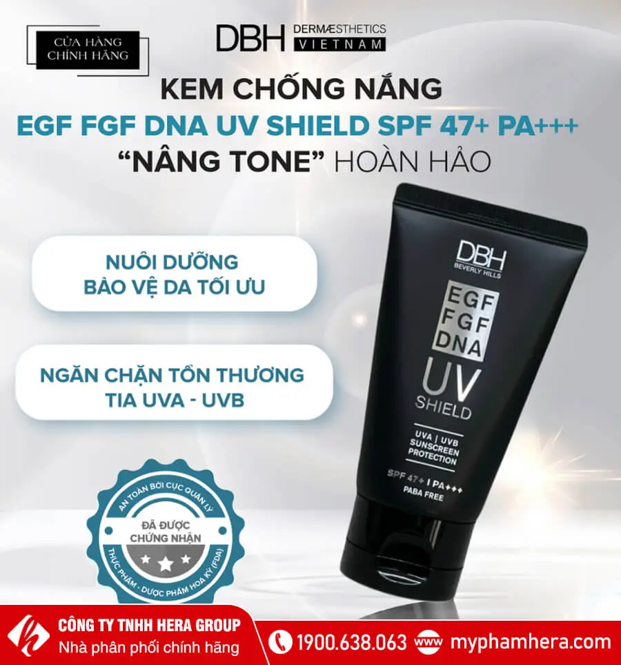 Kem Chống Nắng DBH EGF UV Shield