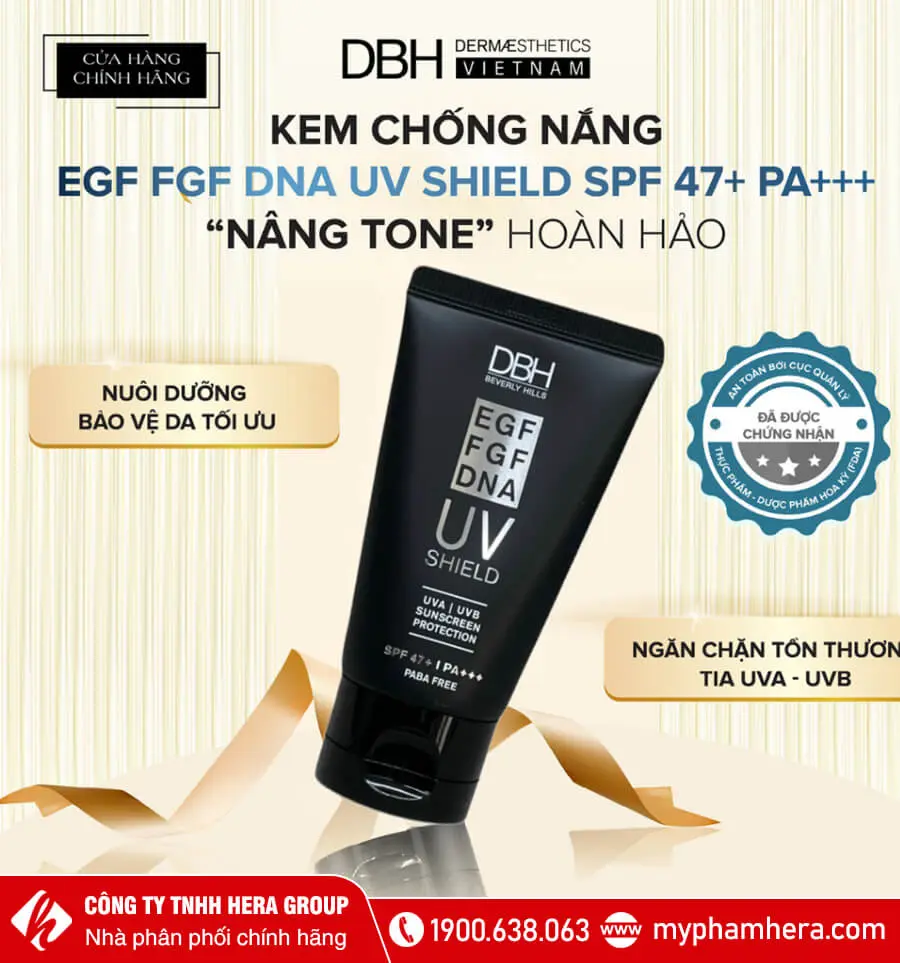 Kem Chống Nắng DBH EGF UV Shield