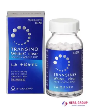 Viên uống trắng da Transino White C Clear Nhật Bản