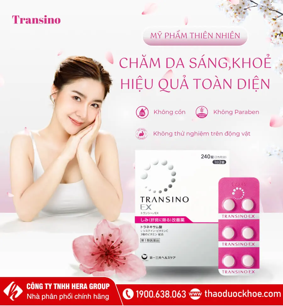 viên uống nám transino ii myphamhera.com