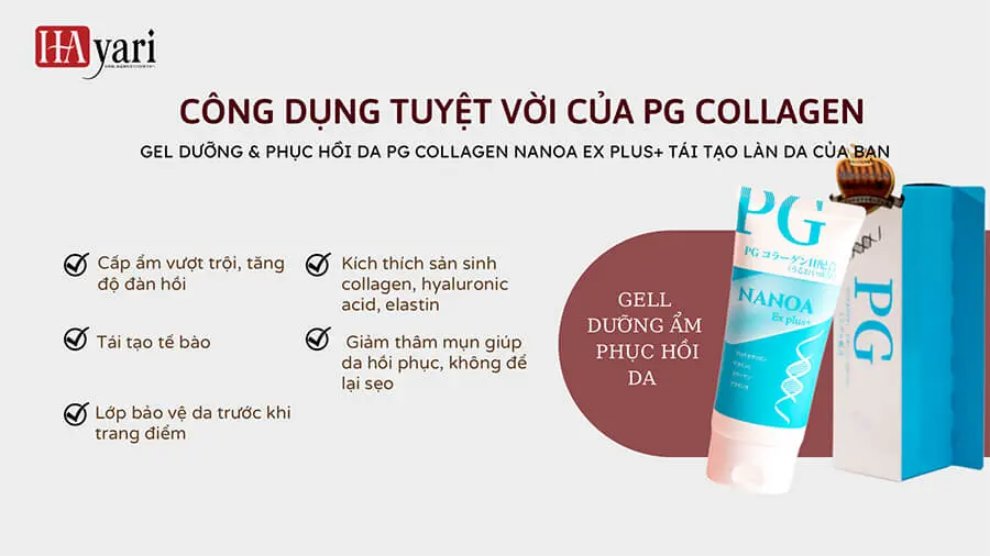 Gel dưỡng & phục hồi da PG Collagen Nanoa Ex Plus+