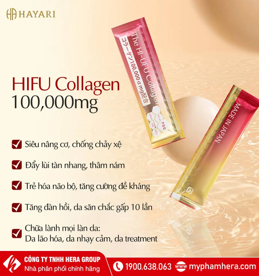 công dụng Tinh chất The HIFU Collagen Perfect 10x myphamhera.com