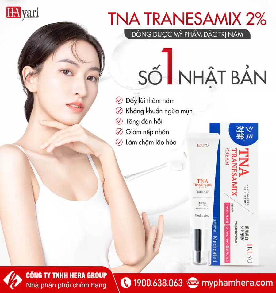 Kem đặc trị nám TNA Tranesamix 2% myphamhera.com