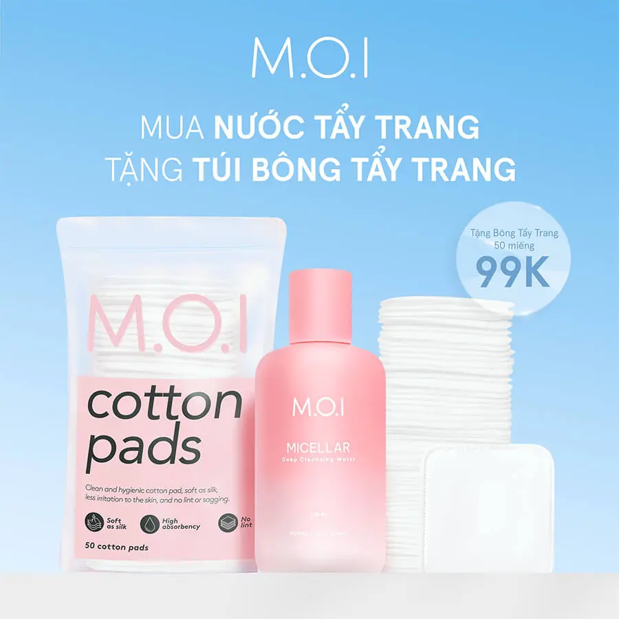 khuyến mãi nước tẩy trang M.O.I Hồ Ngọc Hà myphamhera.com