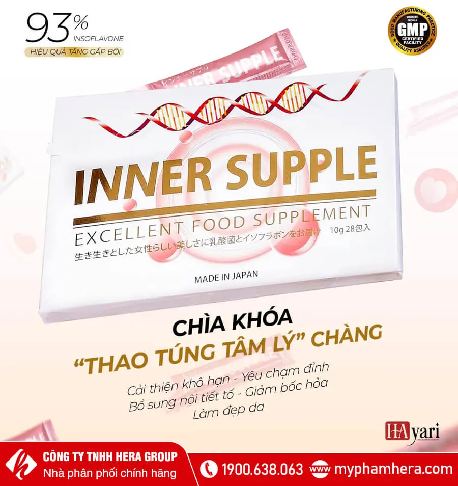 Nước uống cân bằng nội tiết tố nữ Inner Supple myphamhera.com