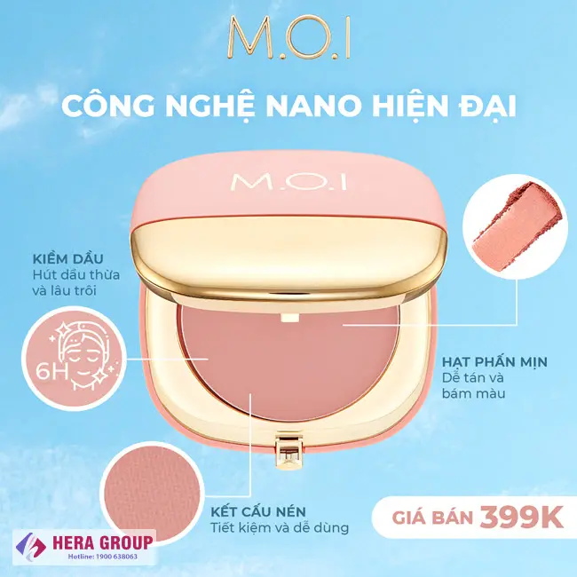 Phấn má hồng M.O.I Hồ Ngọc Hà