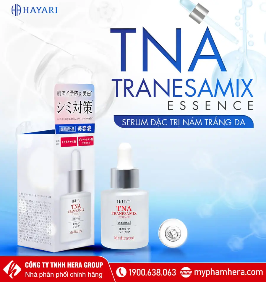 Serum đặc trị nám, trắng da TNA Tranesamix Essence myphamhera.com