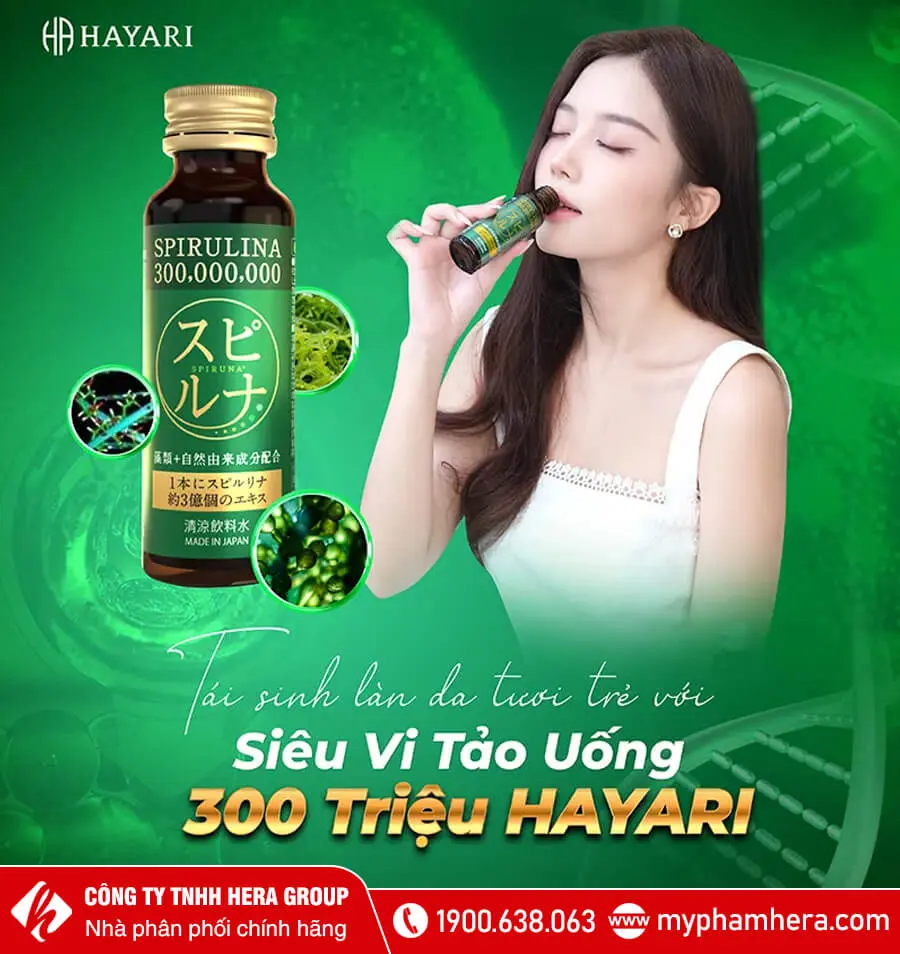 Siêu Vi Tảo Uống 300 Triệu HAYARI myphamhera.com