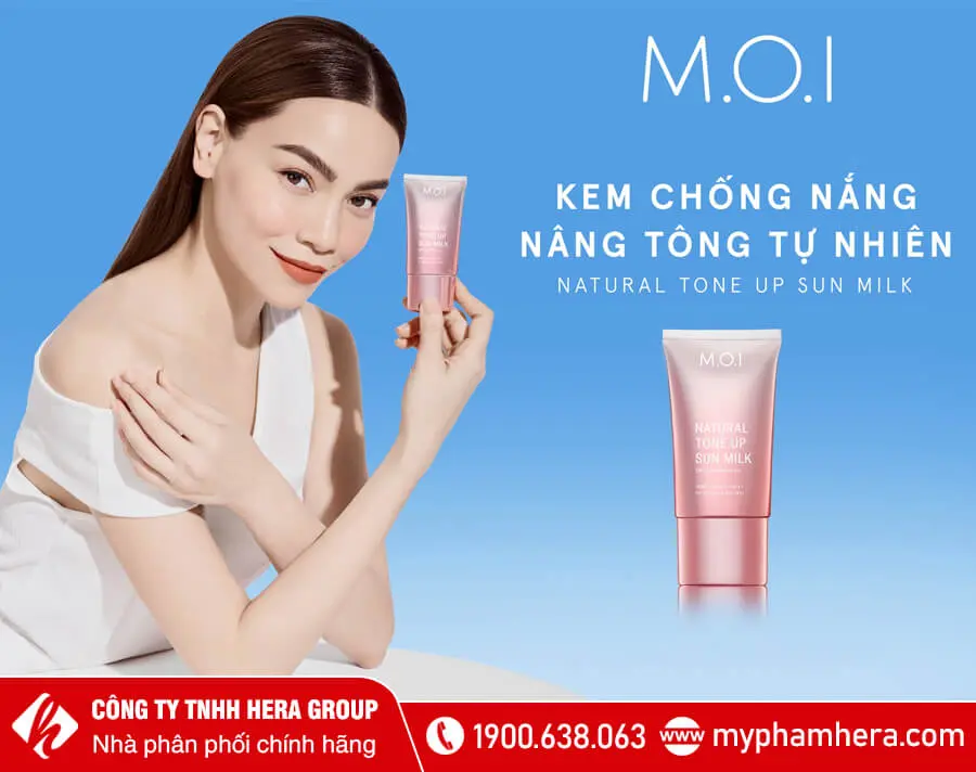 Sữa chống nắng M.O.I Hồ Ngọc Hà myphamhera.com