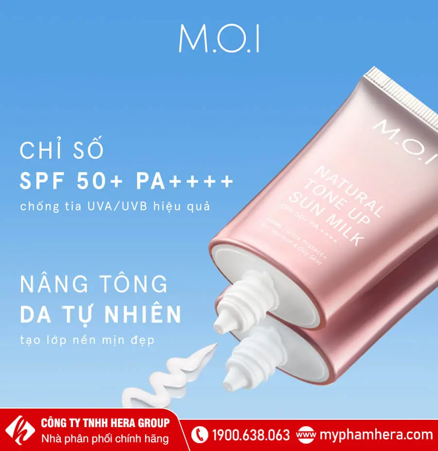 thành phần Sữa chống nắng M.O.I Hồ Ngọc Hà myphamhera.com