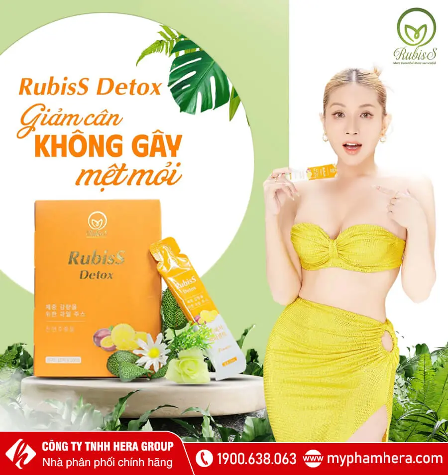 công dụng Nước trái cây giảm cân Rubiss Detox myphamhera.com