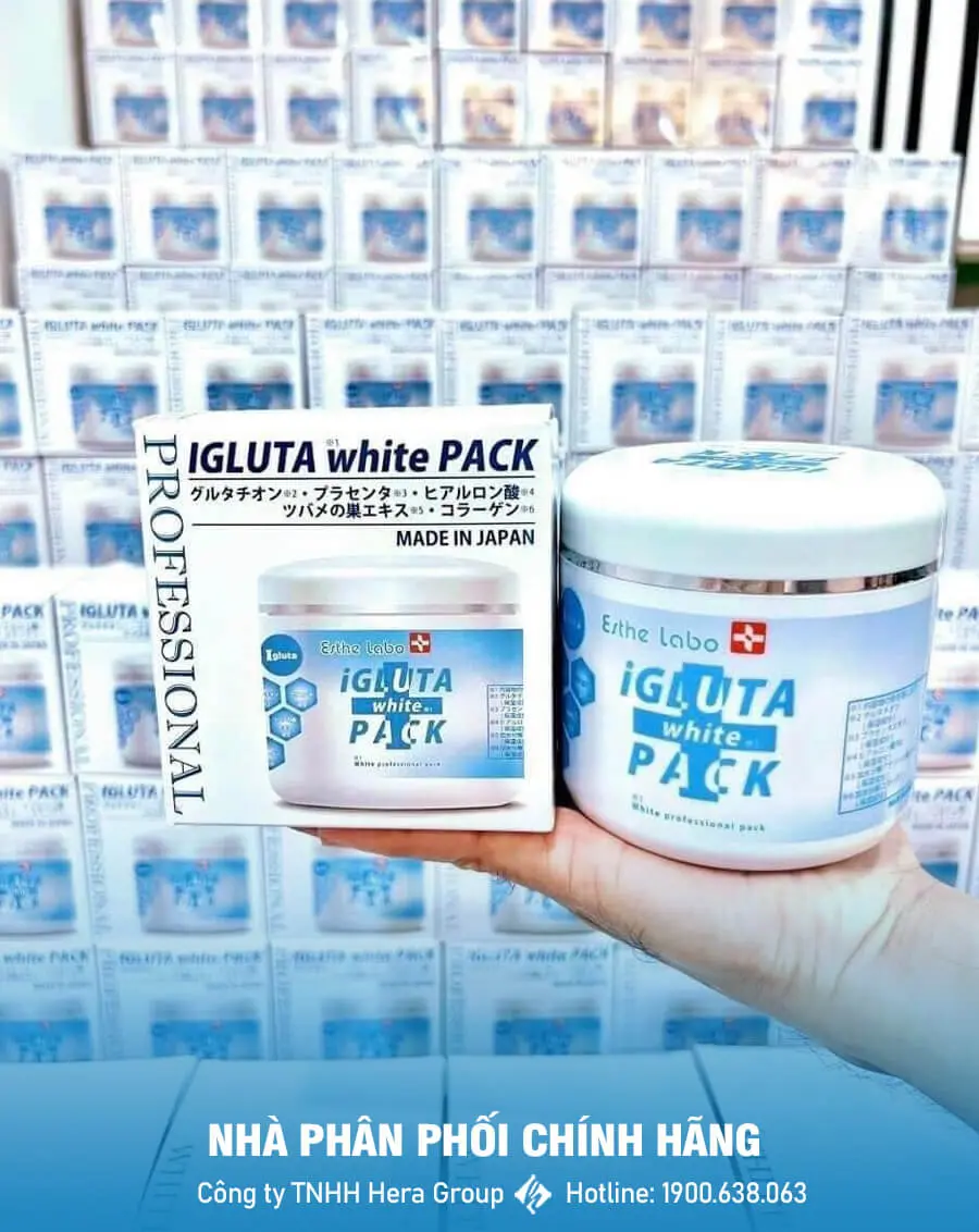 Kem ủ trắng Igluta White Pack chính hãng myphamhera.com