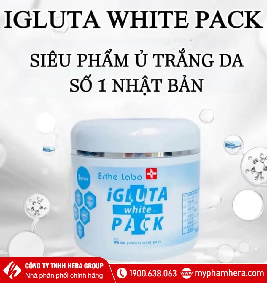 Kem ủ trắng Igluta White Pack myphamhera.com