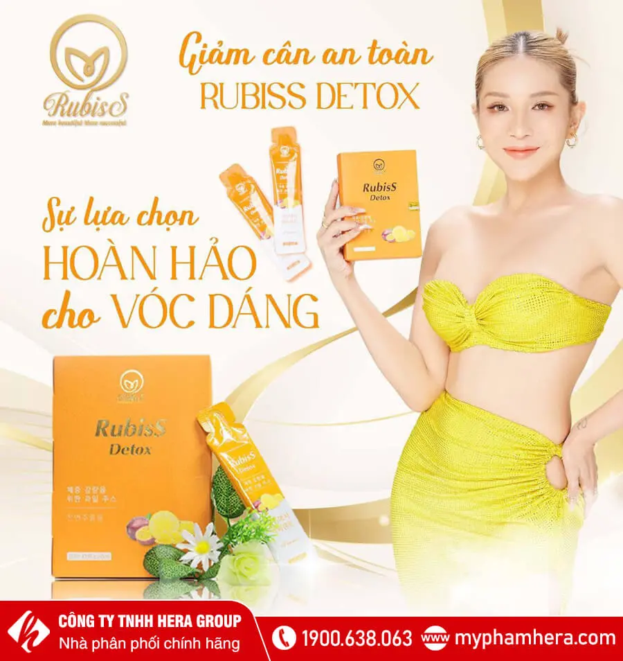 Nước trái cây giảm cân Rubiss Detox myphamhera.com