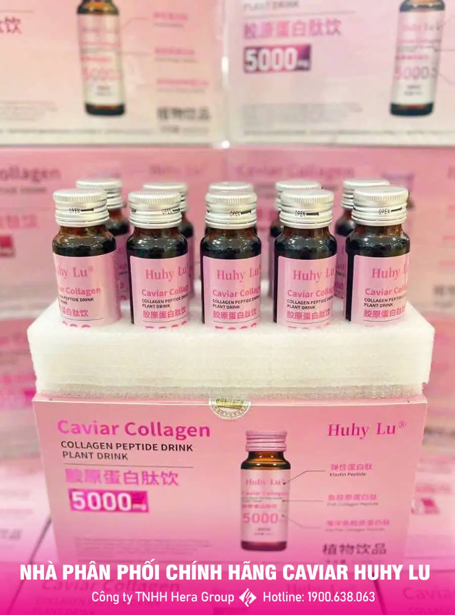 Nước uống Collagen Trứng Cá Tằm Caviar Huhy Lu myphamhera.com