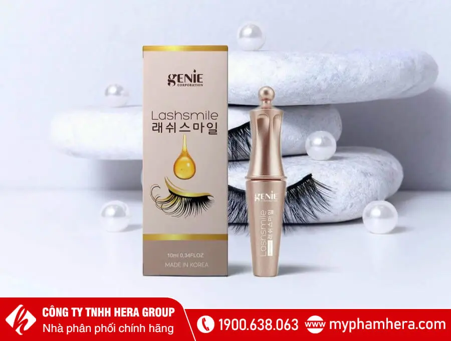 công dụng Serum dưỡng dài mi Genie Lashsmile myphamhera.com