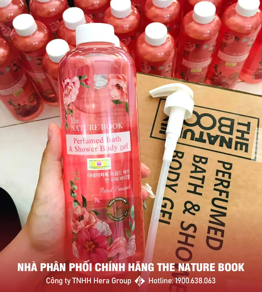 gel tắm hương nước hoa thiên nhiên nature book chính hãng myphamhera.com