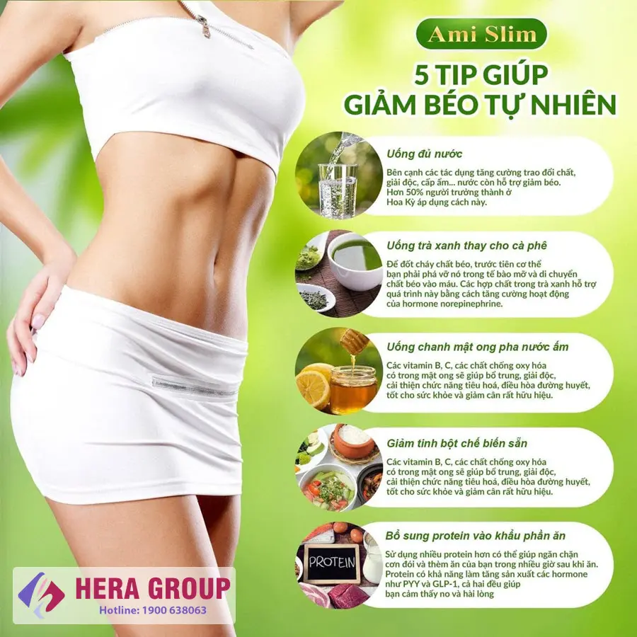 Hướng dẫn sử dụng Thạch giảm cân Ami Slim