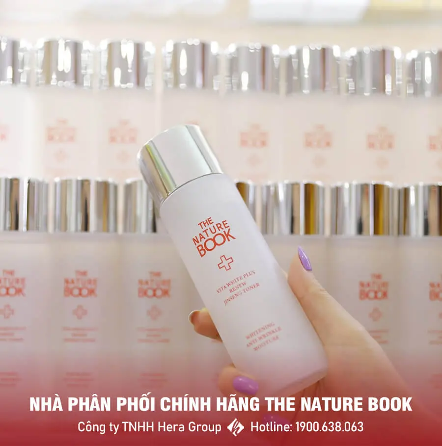 nước hoa hồng dưỡng trắng và tái tạo da the nature book myphamhera.com