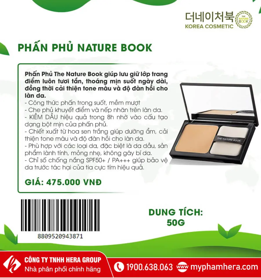 Phấn phủ the nature book myphamhera.com