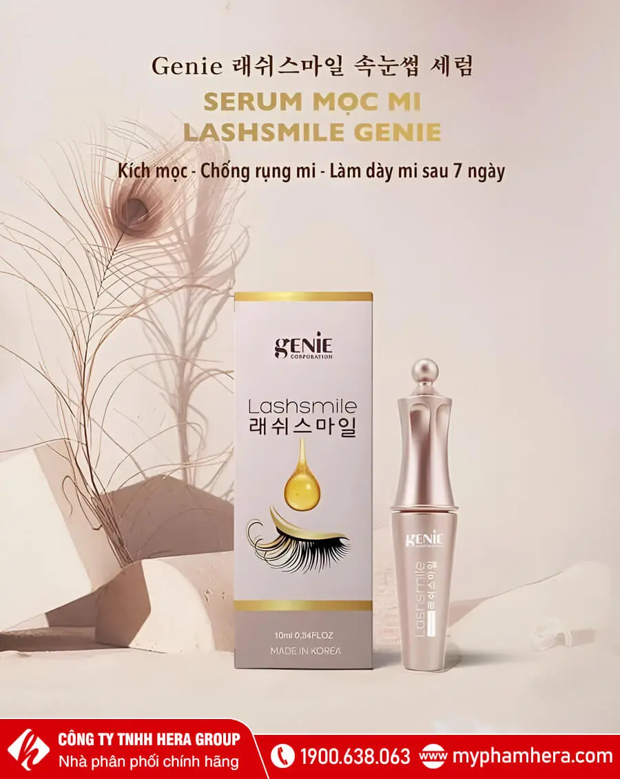 Serum dưỡng dài mi Genie Lashsmile myphamhera.com